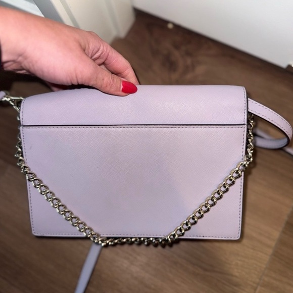 Kate Spade Purple Crossbody Bag with Chain Strap - Picture 6 of 6